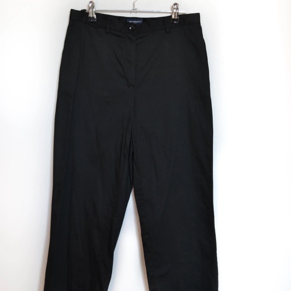 BURBERRY Black Cropped Trousers - Picture 3 of 6